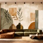Exclusief Botanical Behang voor Woonkamer